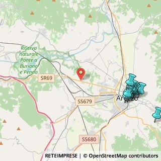 Mappa Loc. Pratantico, 52100 Arezzo AR, Italia (6.09273)