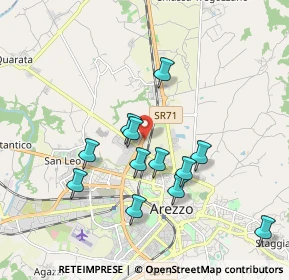 Mappa Viale Filippo Turati, 52100 Arezzo AR, Italia (1.78417)