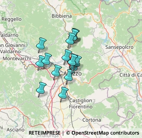 Mappa Viale Filippo Turati, 52100 Arezzo AR, Italia (9.1675)