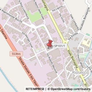 Mappa Via Rodolfo Morandi, 25, 06012 Città di Castello, Perugia (Umbria)