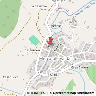 Mappa Via del Leccino, 26, 52020 Montevarchi, Arezzo (Toscana)