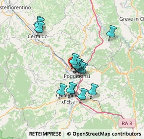 Mappa Via Galileo Galilei, 50028 Barberino Tavarnelle FI, Italia (5.84067)