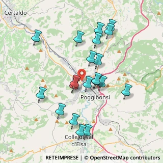 Mappa Strada Provinciale 10 per S. Gimignano Loc. Ponte Spada, 50021 Barberino Val D'elsa FI, Italia (3.846)