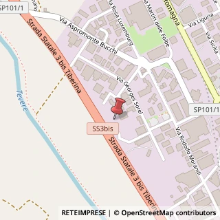 Mappa Via Georges Sorel, 06012 Città di Castello, Perugia (Umbria)