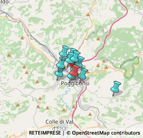 Mappa Via Abetone, 53036 Poggibonsi SI, Italia (1.58545)