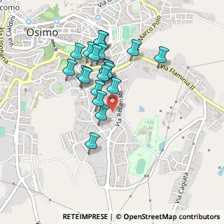 Mappa Via Cesare Romiti, 60027 Osimo AN, Italia (0.4075)