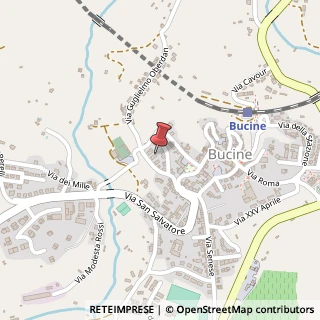 Mappa Via Oberdan, 8/6, 52021 Bucine, Arezzo (Toscana)