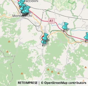 Mappa Via Roma, 52021 Bucine AR, Italia (6.29471)