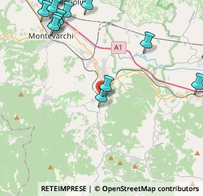 Mappa Via Vitelli, 52021 Bucine AR, Italia (6.762)