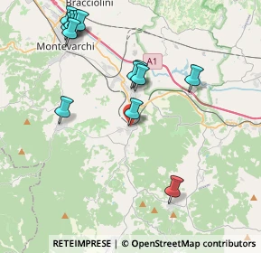 Mappa Via Vitelli, 52021 Bucine AR, Italia (4.59923)