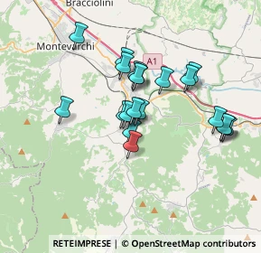 Mappa Via Vitelli, 52021 Bucine AR, Italia (3.003)