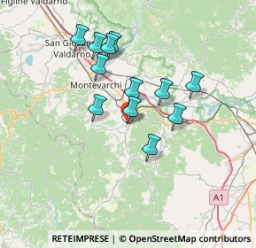 Mappa Via Vitelli, 52021 Bucine AR, Italia (6.18417)