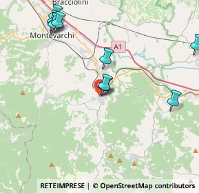Mappa Via Giuseppe Mazzini, 52021 Bucine AR, Italia (5.69385)