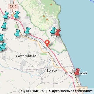 Mappa 60026 Zona Industriale Artigianale AN, 60026 osimo AN, Italia (7.09333)