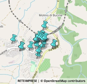 Mappa Via Del Teatro, 52021 Bucine AR, Italia (0.2615)