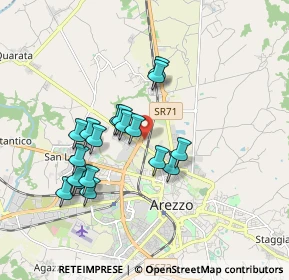 Mappa Presso Multisala, 52100 Arezzo AR, Italia (1.64056)