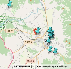 Mappa Via di S. Leo, 52100 Arezzo AR, Italia (3.96273)