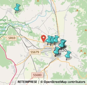Mappa Via di S. Leo, 52100 Arezzo AR, Italia (3.41273)