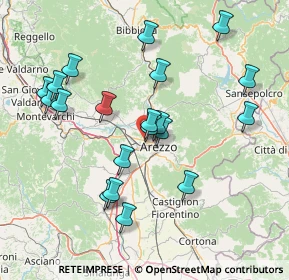 Mappa Via di S. Leo, 52100 Arezzo AR, Italia (15.6585)