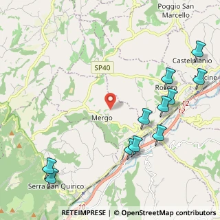 Mappa Via Fontisa, 60030 Mergo AN, Italia (2.74455)