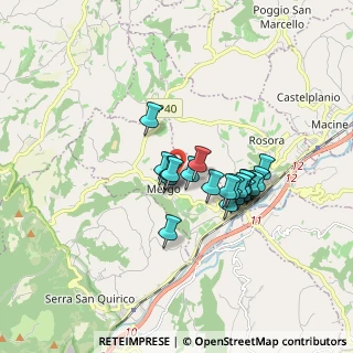 Mappa Via Fontisa, 60030 Mergo AN, Italia (1.3035)