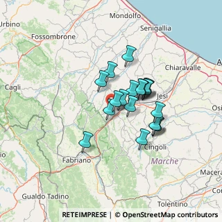 Mappa Via Fontisa, 60030 Mergo AN, Italia (10.09)