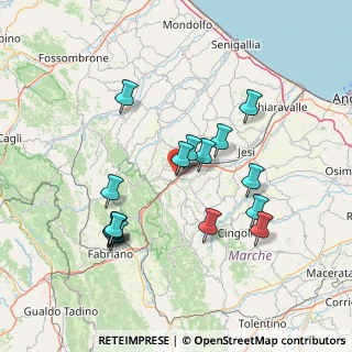 Mappa Via Marconi, 60030 Rosora AN, Italia (14.645)