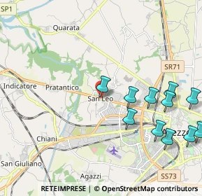 Mappa Via Gaetano Donizetti, 52100 Arezzo AR, Italia (2.52091)