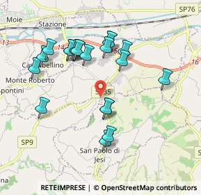 Mappa Via dell' Artigianato, 60034 Cupramontana AN, Italia (1.8895)