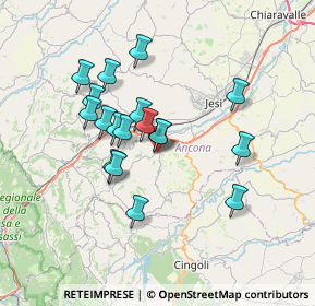 Mappa Via dell' Artigianato, 60034 Cupramontana AN, Italia (6.10889)