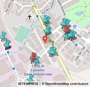 Mappa Via Don Primo Mazzolari, 06012 Città di Castello PG, Italia (0.11154)