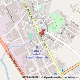 Mappa Viale Romagna,  6, 06012 Città di Castello, Perugia (Umbria)
