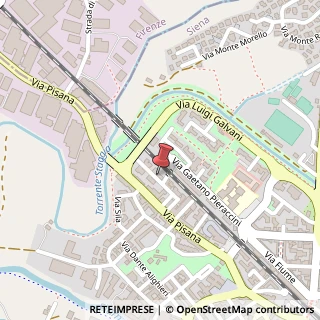 Mappa Via Duccio di Boninsegna, 30, 53036 Poggibonsi, Siena (Toscana)