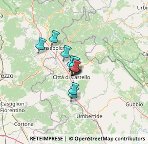 Mappa Via Luigi Angelini, 06012 Città di Castello PG, Italia (6.33167)