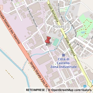 Mappa Zona Ind.le Nord, Via Rodolfo Morandi, 06012 Città di Castello PG, Italia, 06012, 06012 Città di Castello, Perugia (Umbria)