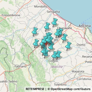 Mappa Via Sanguinetti, 60030 Monte Roberto AN, Italia (8.4335)