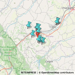 Mappa Via Sanguinetti, 60030 Monte Roberto AN, Italia (4.60545)