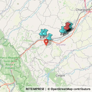 Mappa Via Sanguinetti, 60030 Monte Roberto AN, Italia (7.70714)