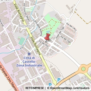 Mappa Via dei Pioppi, 5, 06012 Città di Castello, Perugia (Umbria)