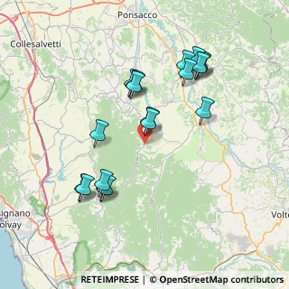 Mappa 56034 Chianni PI, Italia (7.72556)
