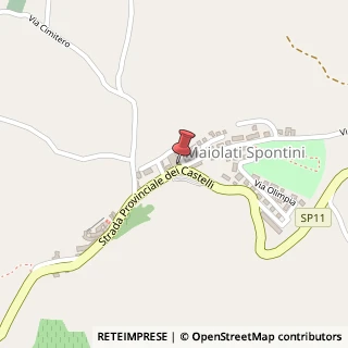 Mappa Via Gaspare Spontini, 15, 60030 Maiolati Spontini, Ancona (Marche)