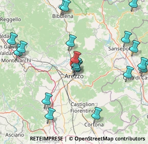 Mappa Viale Santa Margherita, 52100 Arezzo AR, Italia (20.05421)