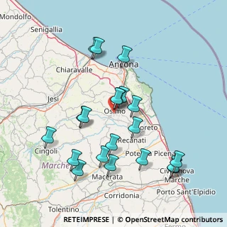 Mappa Via Castelfidardo, 60027 Osimo AN, Italia (15.81)
