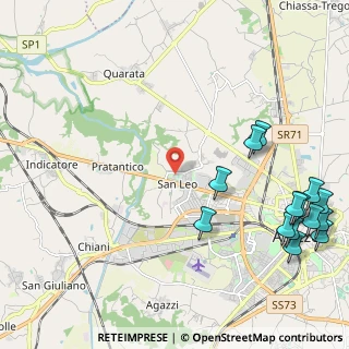 Mappa Via Donizetti Gaetano, 52100 Arezzo AR, Italia (3.07857)