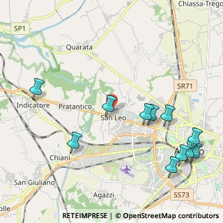 Mappa Via Donizetti Gaetano, 52100 Arezzo AR, Italia (2.62818)