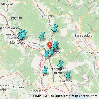 Mappa Via Donizetti Gaetano, 52100 Arezzo AR, Italia (13.11538)