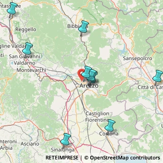 Mappa Via Donizetti Gaetano, 52100 Arezzo AR, Italia (27.89214)