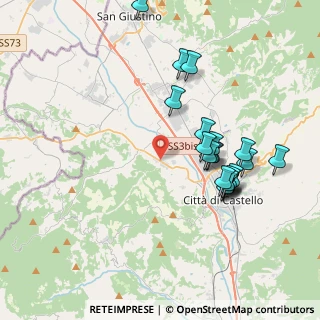 Mappa Voc. Caldese Di Celle, 06010 Città di Castello PG, Italia (3.9305)