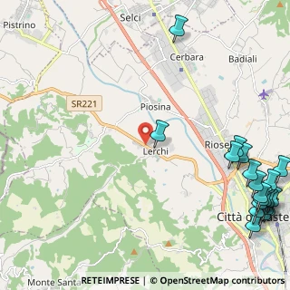 Mappa Voc. Caldese Di Celle, 06010 Città di Castello PG, Italia (3.6645)