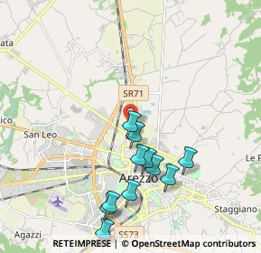 Mappa Stradone di Villarada, 52100 Arezzo AR, Italia (2.06727)